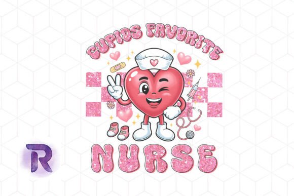 Cupid’s Favorite Nurse Valentine PNG