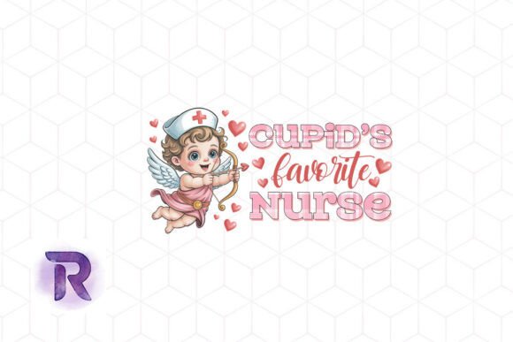 Cupid’s Favorite Nurse Valentine PNG