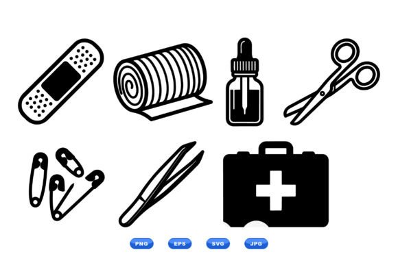 First Aid Medical Icons Pack
