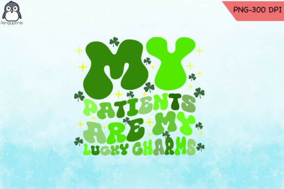 Lucky Charm Nurse Sublimation PNG