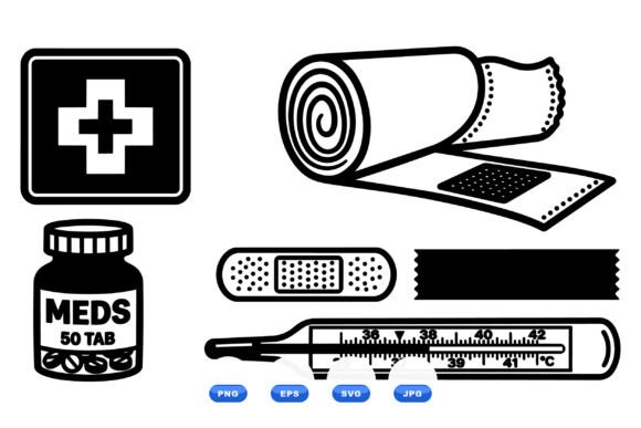 Medical First Aid Clipart Pack