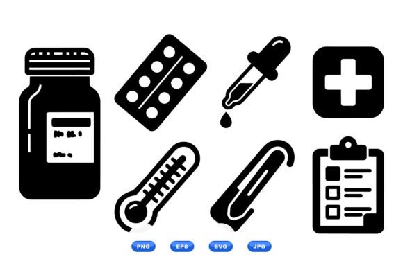 Medical Health Icon Set