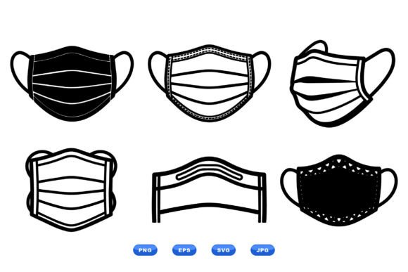 Medical Mask Clipart Pack