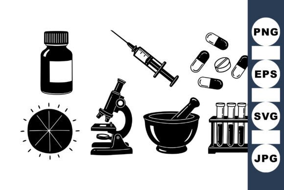 Medical Science Equipment Clipart