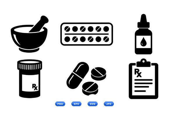 Medicine Icon SVG Collection