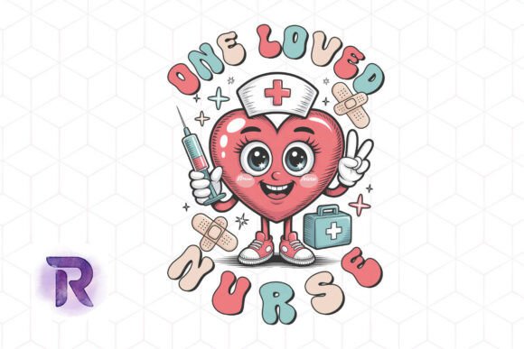 One Loved Nurse Valentine’s Day PNG